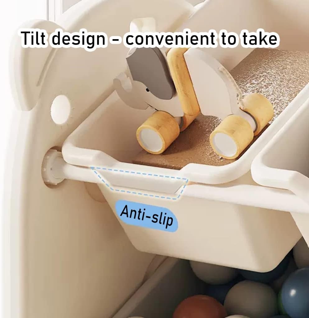 Vista 3 de Organizador Infantil Estante